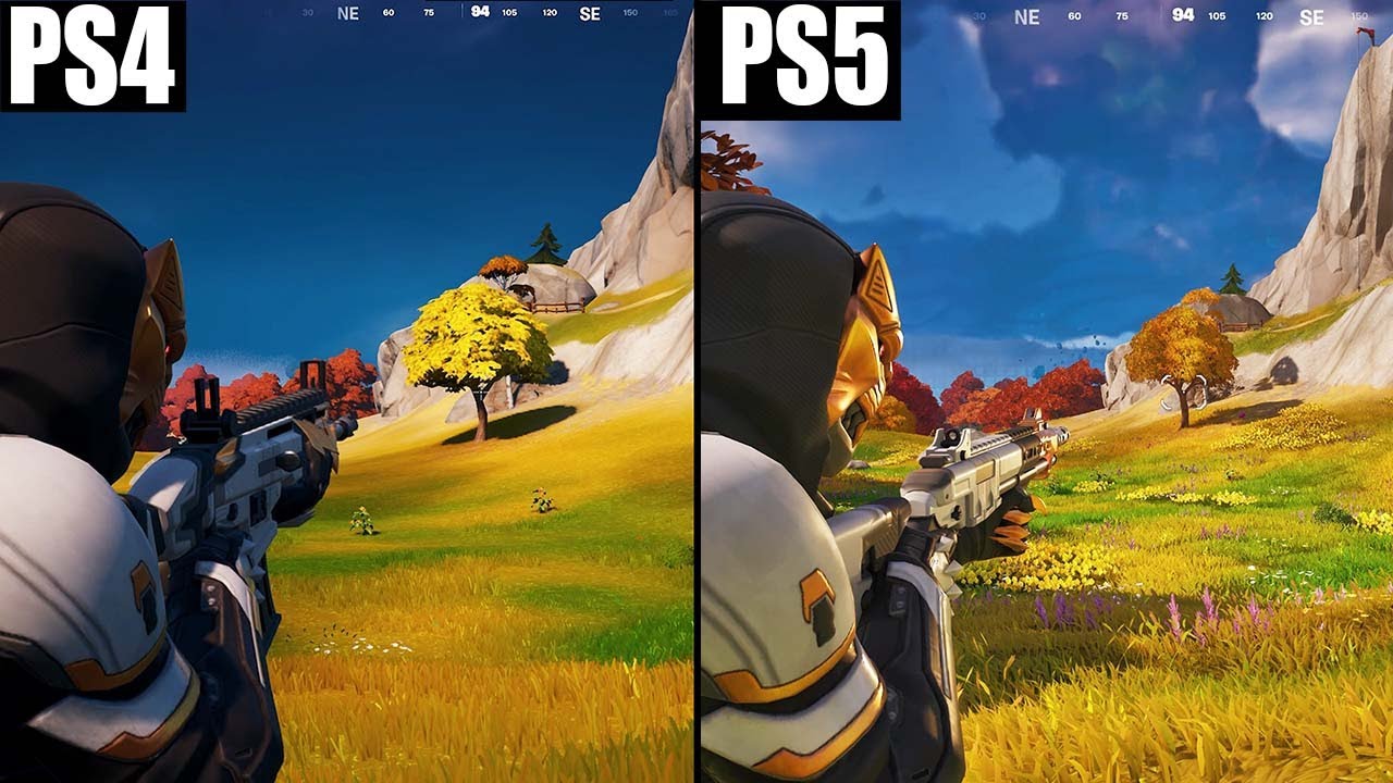 PS4 vs. PS5 | Fortnite Chapter 4 Graphics & FPS Comparison - YouTube