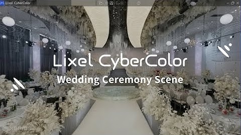 Creating Cyber Weddings with Lixel Mobile Scanner: 3D Gaussian Splatting of a Wedding Hall