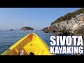 Kayaking around Sivota, Greece | In 4k