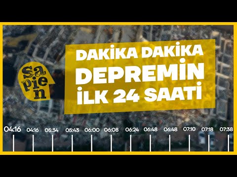 Dakika Dakika Depremin İlk 24 Saati #depremözel