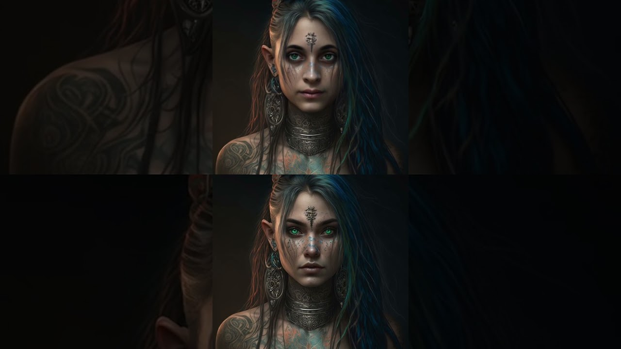 Incredible portrait transformation using digital art