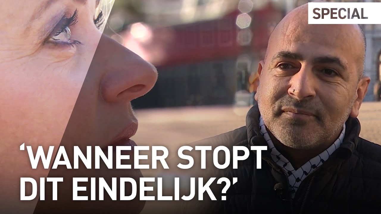 Joodse en Palestijnse Amsterdammers over het afgelopen jaar - YouTube