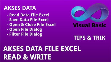 VB NET - Akses data dari file Microsoft Excel - Tips & Trik