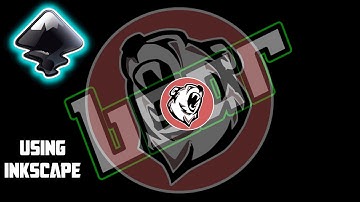 How to Create Mascot Logo | Bear Mascot Logo | Inkscape Tutorial #2 Time Lapse | GIMP GURU