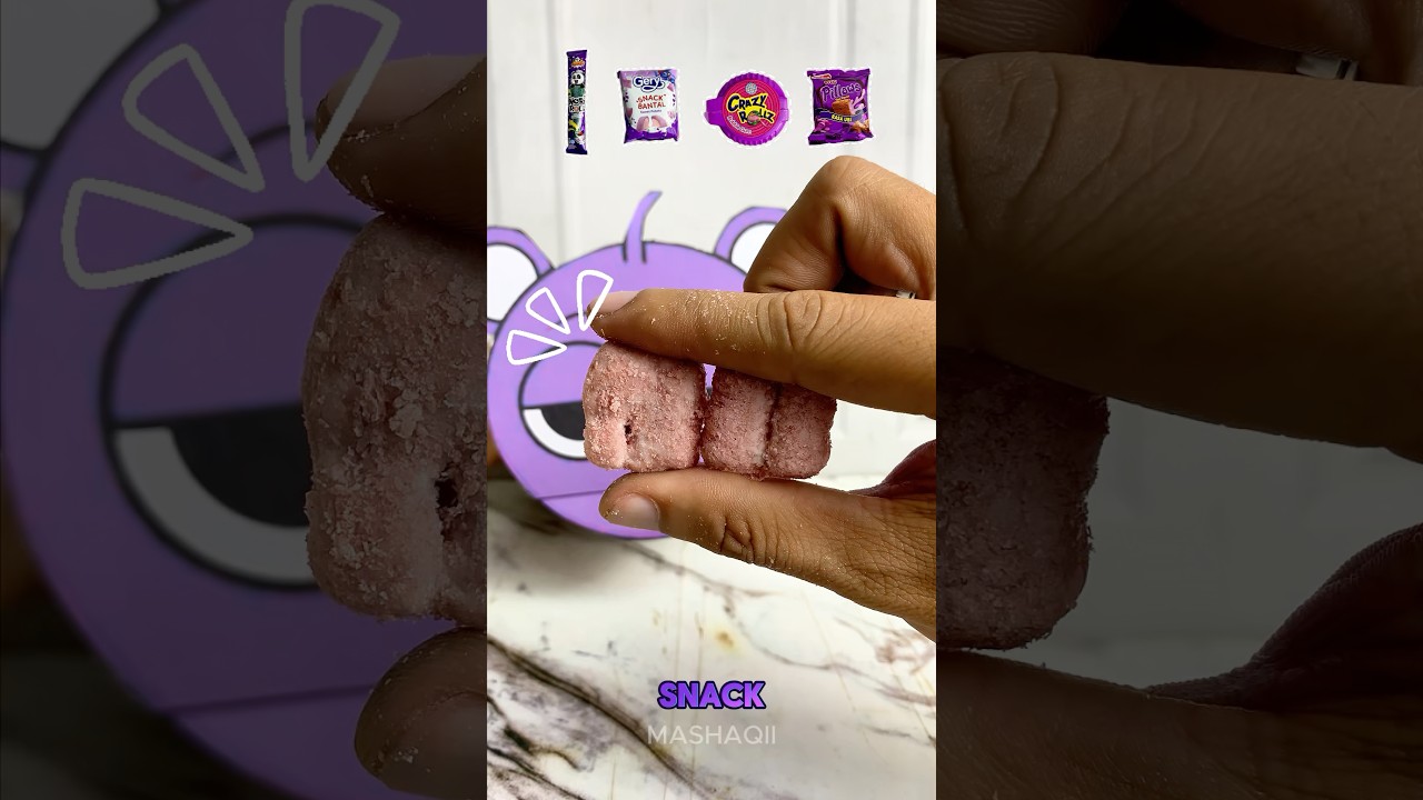 Everything Is Purple #mukbang #asmr