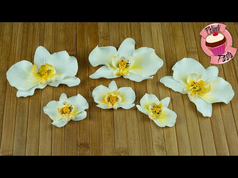 Şeker Hamurundan Orkide Yapımı | Making Orchids From Fondant