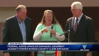 Federal judge upholds damages judgment against former Rowan County clerk Kim Davis