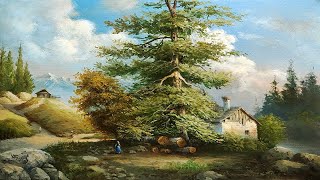 A Classic  landscape Painting in Oils Step By Step By Yasser Fayad