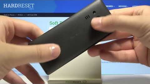 How to Soft Reset NOKIA 216 – Remove Back Cover