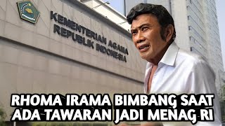 UNGKAPAN RHOMA IRAMA SIAP MENJADI MENTERI AGAMA AJAKAN PRESIDEN PRABOWO