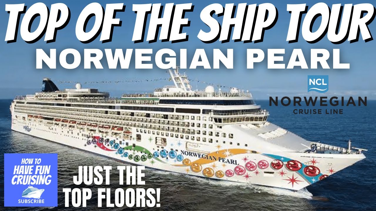Norwegian Pearl Top of the Ship Tour | Incredible Views in 4K
