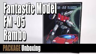Fantastic Model FM-05 Rambo (Sideswipe) Unboxing | Masterpiece Transformers - Rock FX
Fantastic Model FM-05 Rambo (Sideswipe) Unboxing | Masterpiece Transformers - Rock FX
Check out my Facebook page:
https://www.facebook.com/profile.php?id=100093986493003
#01Studio
#FM05Rambo
#Sideswipe
#MasterpieceTransformers
#ReverseTransformation
#SpeedTransformation Fantastic Model FM-05 Rambo (Sideswipe) Unboxing | Masterpiece Transformers - Rock FX