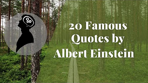 20 inspiring quotes by Albert Einstein