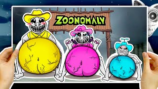 💛 Rescue zookeeper family pregnant at the beach 💛 Zoonomaly blind bags - MurMur craft