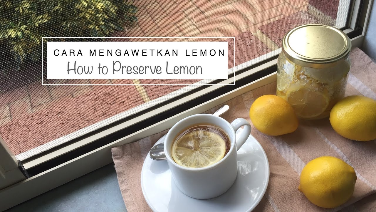CARA MENGAWETKAN LEMON || HOW TO PRESERVE LEMON IN EASY WAY II vlog 20