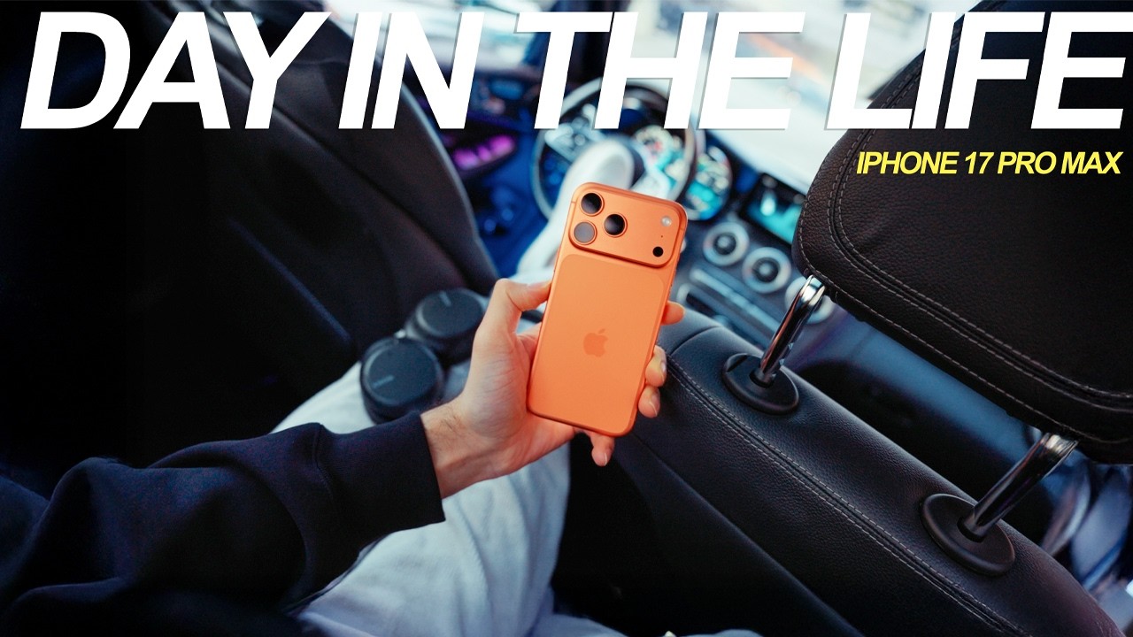 Один день из жизни с iPhone 17 Pro Max и Samsung S25 Ultra — (тест батареи и камеры)