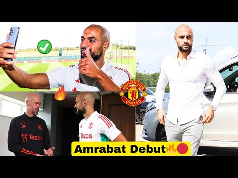GOOD NEWSSofyan Amrabat debuts in Manchester United vs Brighton