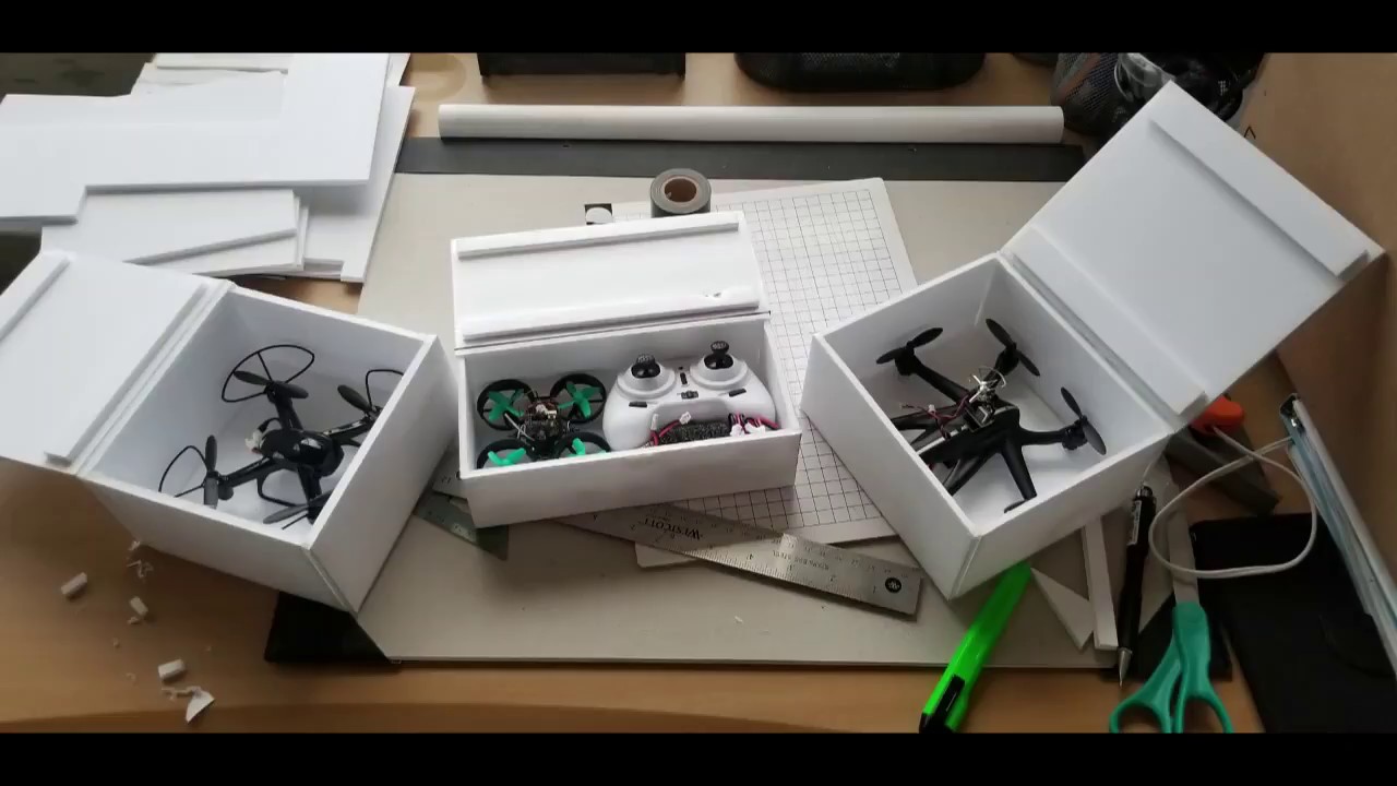 Foamboard Quadcopter Storage Box Diy