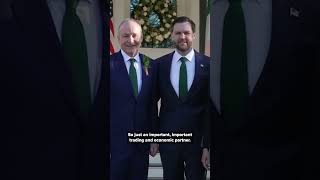 Vance welcomes Ireland's Taoiseach on St. Patrick's Day