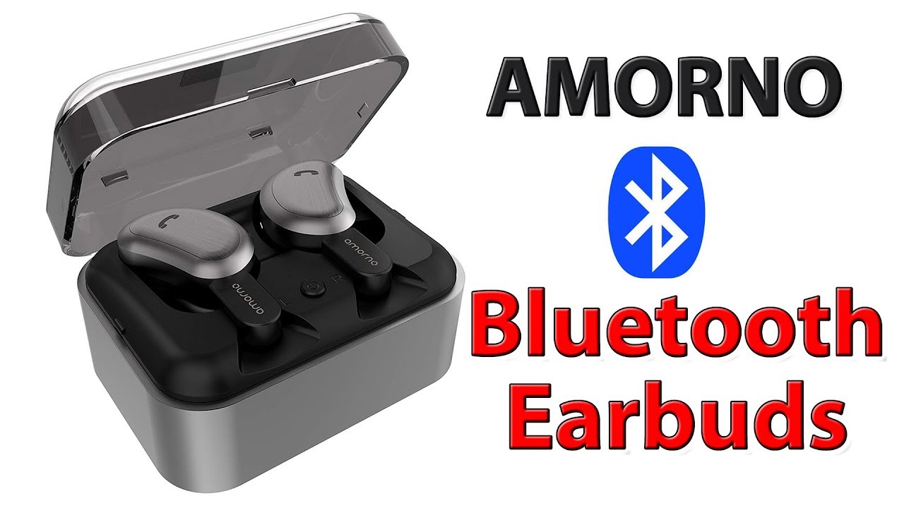Wireless Earbuds, AMORNO Bluetooth Headphones - review - YouTube