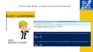 How to enable, disable, and unlock accounts in Active Directory