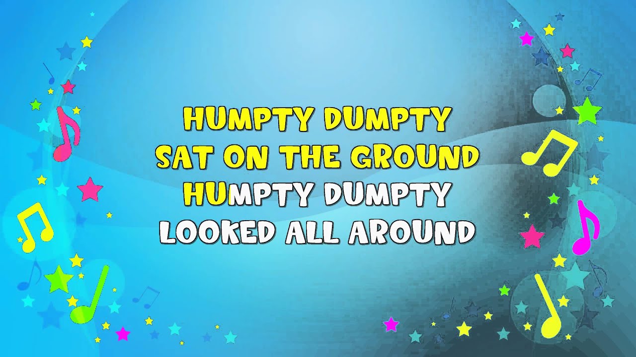 Humpty Dumpty Sing-A-Long