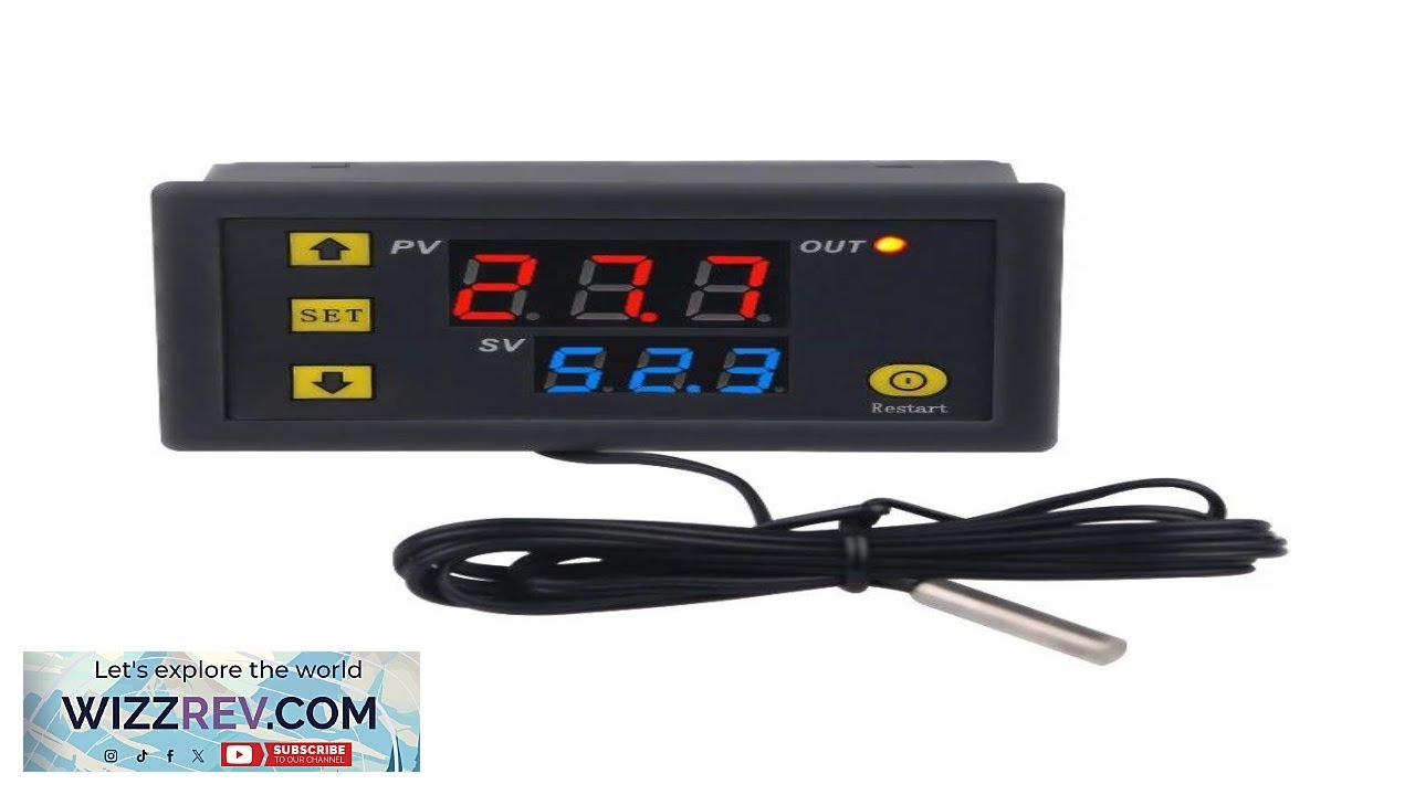 Temperature Controller Digital Display Thermostat Module Temperature Control Switch Micro Review
