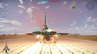 Lightning F.6 Does an Unscheduled Disassembly - War Thunder