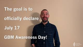 Adam Hayden urges Congress to Adopt GBM Awareness Day