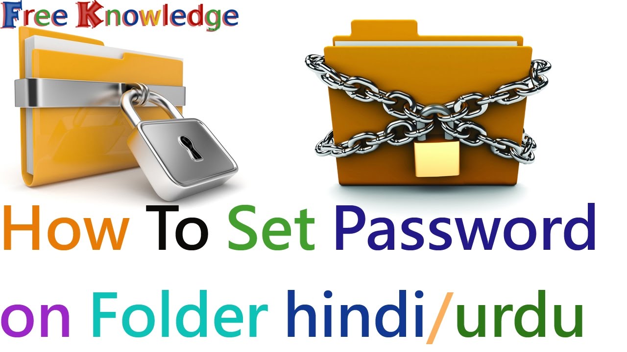 How To Lock A Folder In Windows 7 8 10 Without Use Any Software In