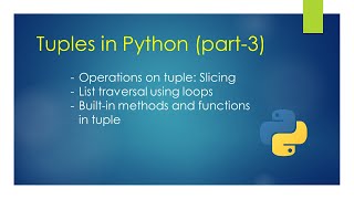 Slicing in tuples | Built-in functions in tuple | term-2 | Unit-1 | Class -11th  Computer Science