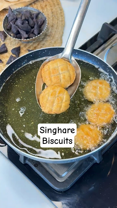 Water Chestnut Cookies/ Singhare Biscuits