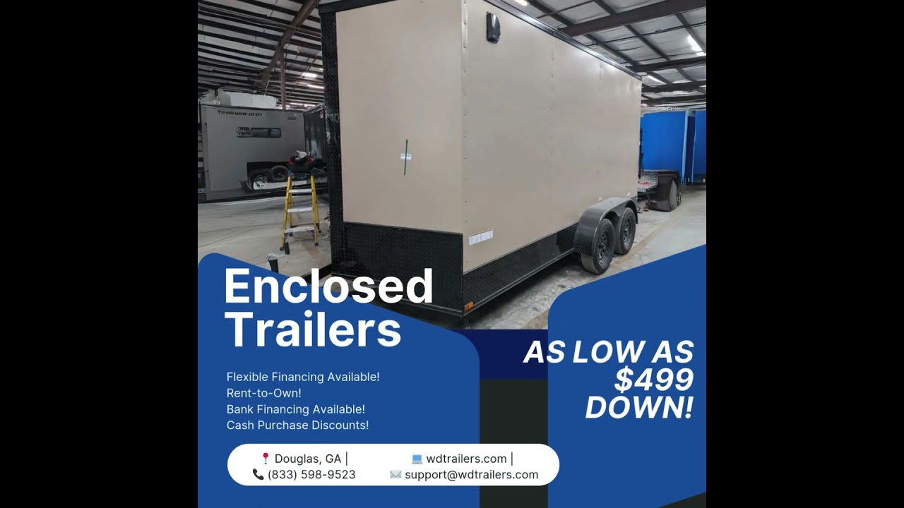 Enclosed Trailers: Made to Protect Cargo! 💪