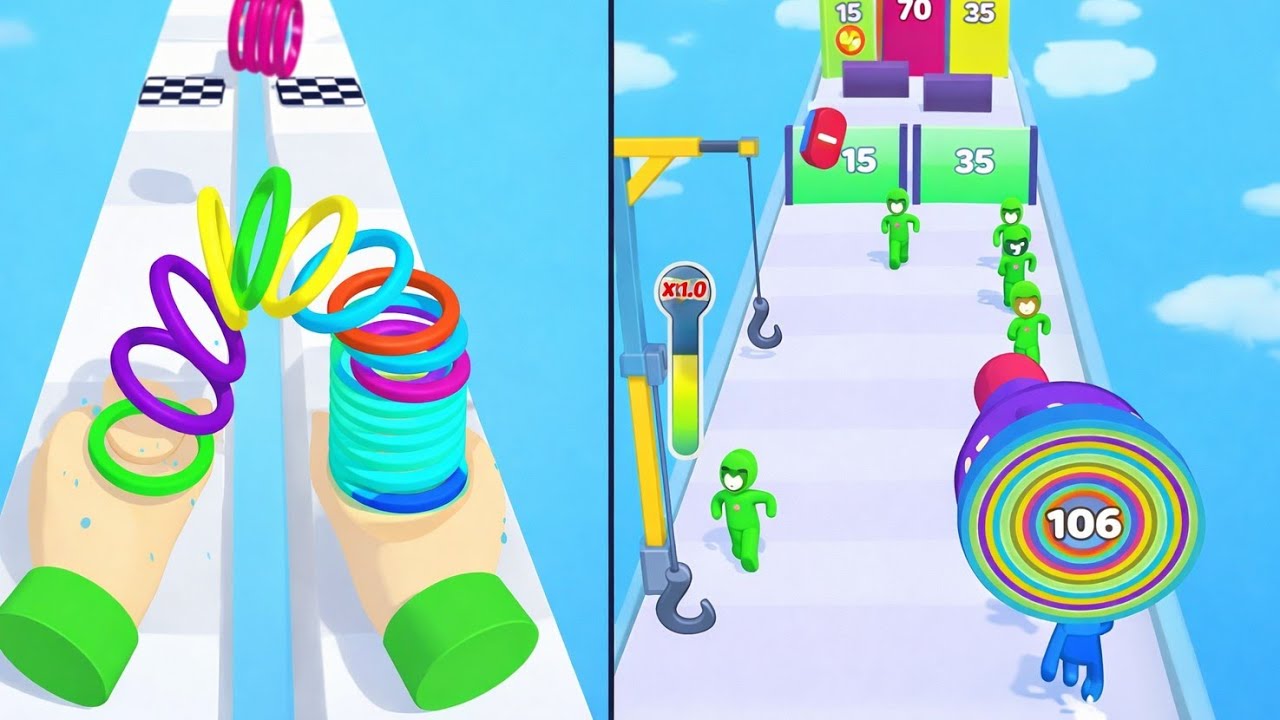 Toy Spring 🆚 Later Man 🐛 🧙‍♂️  MAX LEVELS UNLOCKED Gameplay Android,ios