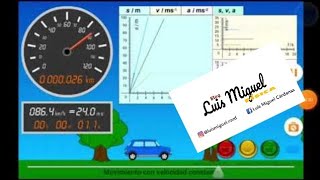 Aspectos generales Physics at school lite: el caso del movimiento screenshot 2