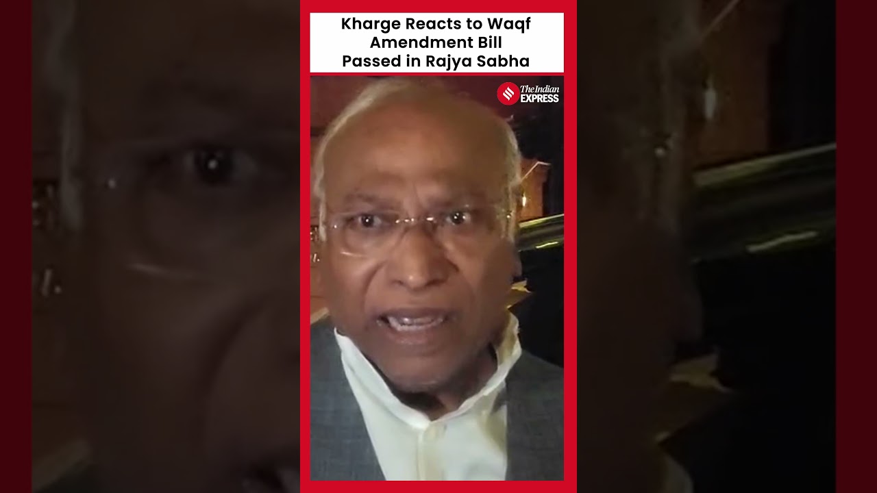 “They have taken negative …” Mallikarjun Kharge reacts to Waqf Amendment Bill passed in Rajya Sabha