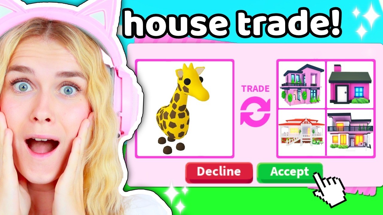Trading For HOUSES In Adopt Me