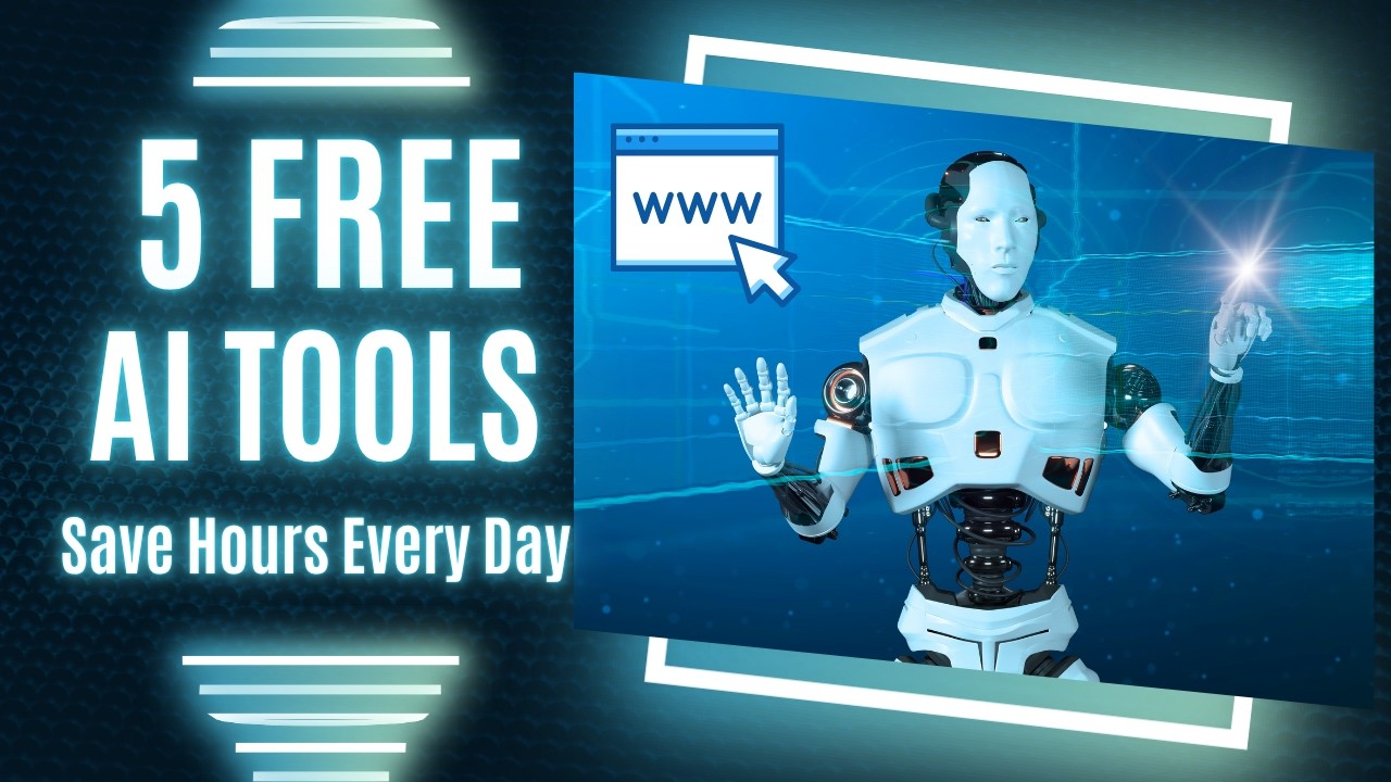 5 Free AI Tools That Will Save You Hours Every Day - YouTube