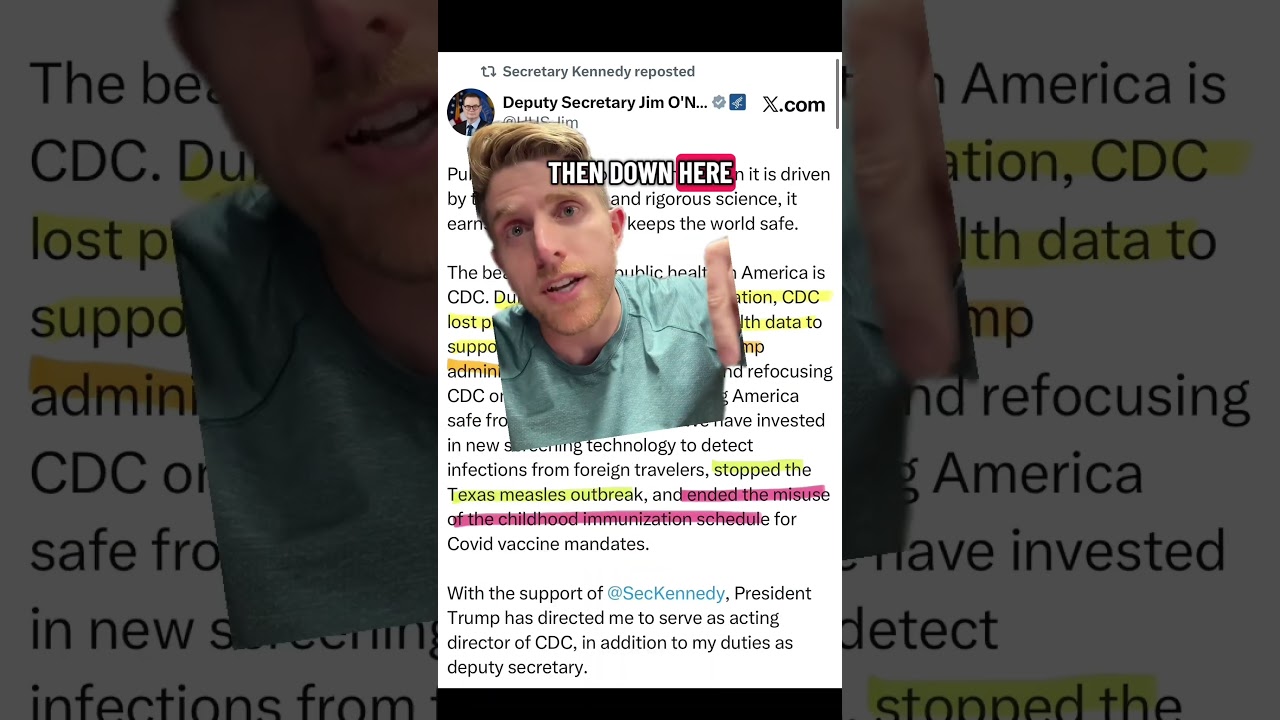 The new acting CDC director