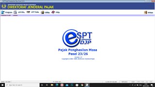 Tutorial Pengisian SPT PPh 23 Pada Aplikasi E-SPT