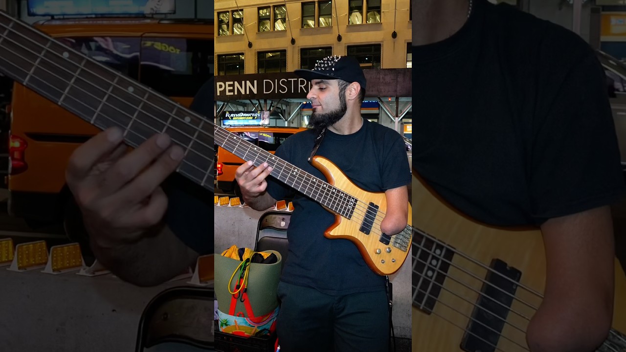 bassist flagged me down and FUNKED it up 🔥🙌