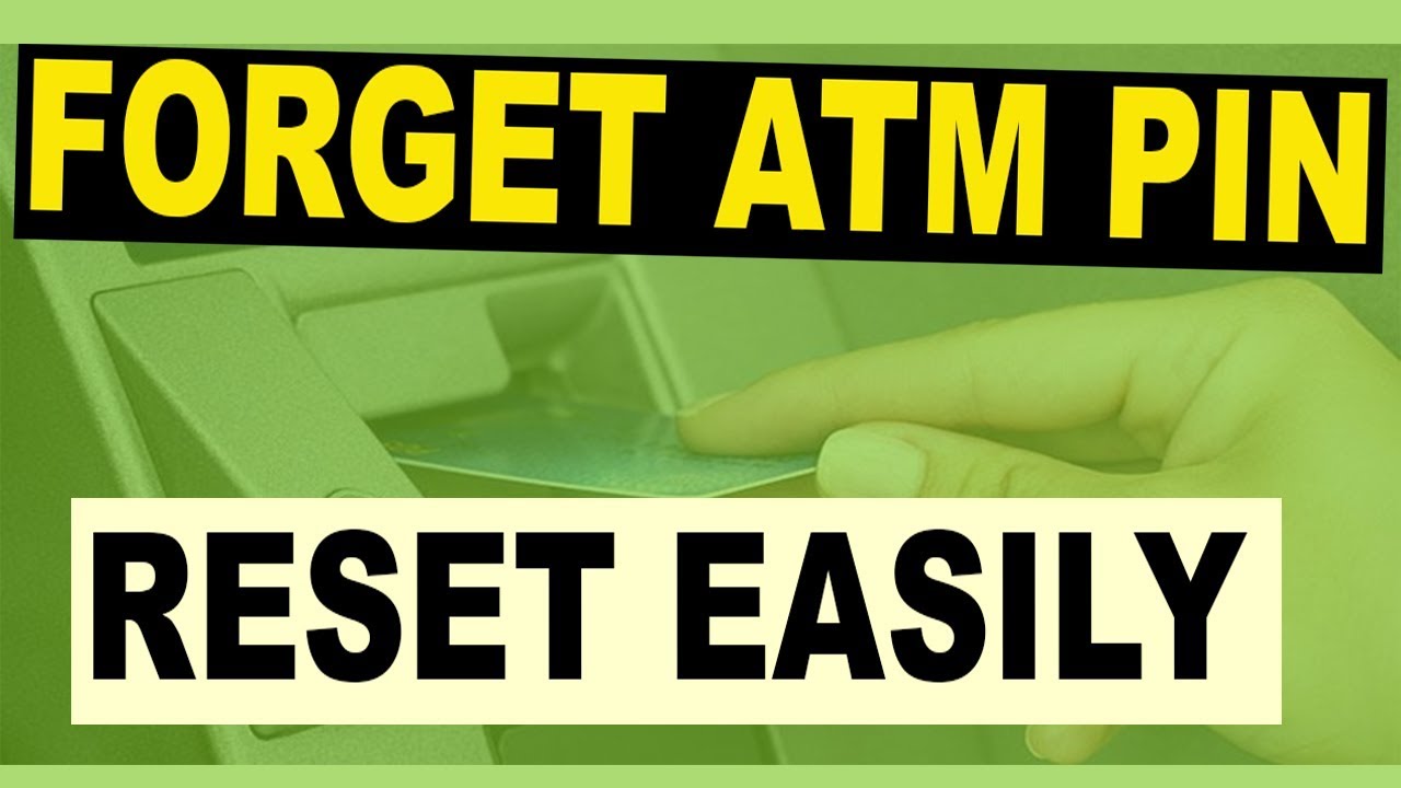 Forget Atm Pin : How TO Reset Forgot Atm Pin in pakistan ...