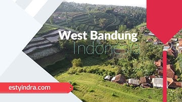 Drone View : Explore the beauty of West bandung - West Java - Indonesia