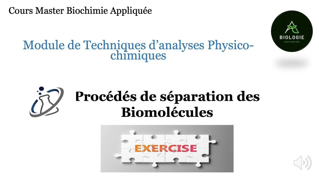 Travaux dirigées exercices et solutions- Partie2: chromatographie d'affinité
