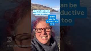Slow can be productive too  #slowliving #creativeflow #brainfriendlylife