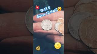 🪙 1943 S Nickel found!! #silver