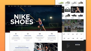 Design a Nike Shoes E-Commerce Website Using HTML and CSS | Step-by-Step Guide to Responsive Website