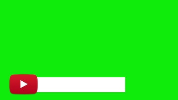 #YouTube logo green screen animation