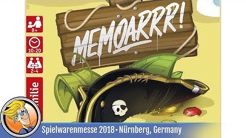 Memoarrr! — game preview at Spielwarenmesse 2018