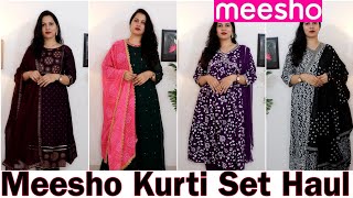 Meesho kurta Set Haul |Meesho Wedding guest kurta set haul | TipsToTop By Shalini